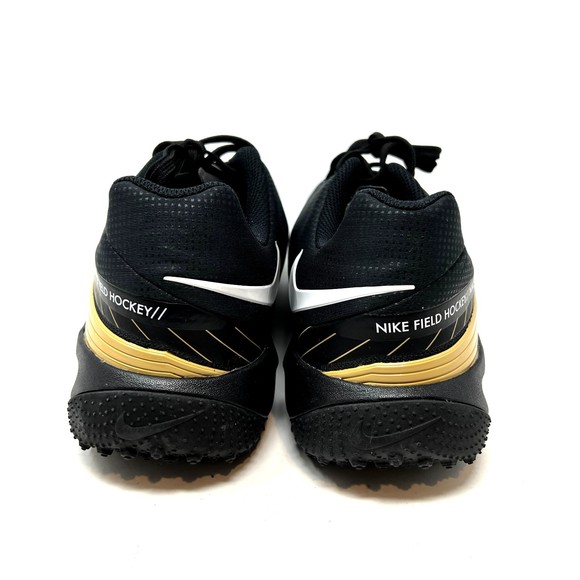 Nike Vapor Drive Field Hockey Mens 12 Black Gold Lace Up Shoes AV6634-017 New main image 5
